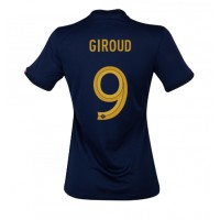 Billiga Frankrike Olivier Giroud #9 Hemma fotbollskläder Dam VM 2022 Kortärmad